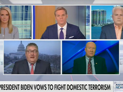 Michael Meehan Appears on 'America's Newsroom' to Biden Admin, Part 1